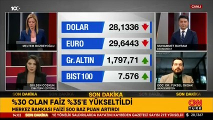 Son dakika! TCMB faiz kararını açıkladı