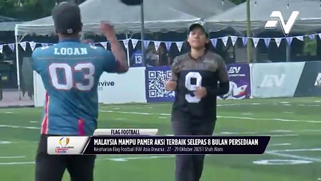 Skuad Flag Football Lelaki & Wanita Negara bersedia hadapi Kejohanan Asia-Ocenia yang bakal berlangsung tidak lama lagi