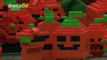Check Out This Massive Lego Pumpkin Field!
