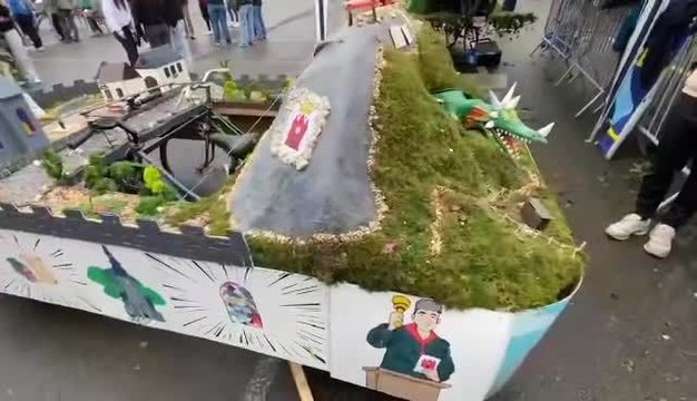 La Marchoise a remporté le prix du plus beau vélo folklorique des 24h vélo à Louvain-la-Neuve