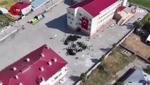 Iğdır’da ‘Cumhuriyet’ coşkusu! 400 öğrenciden Atatürk silüet