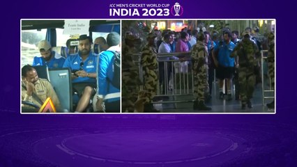 CWC 2023 Teamindia Reaches Lucknow టీమ్ బస్ లో సరదా సన్నివేశం | Ind Vs Eng | Telugu OneIndia