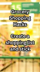 Stay on track and within your budget. #ShoppingList #Budget