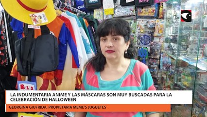 La indumentaria anime y las máscaras son muy buscadas para la celebración de Halloween