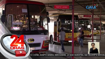 Mga pasahero, maaga sa ilang EDSA bus terminal; pinalawig na pagdaan ng prov'l bus sa EDSA, hiniling | 24 Oras