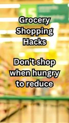 Make healthier choices by shopping on a full stomach. #HealthyChoices #Hunger