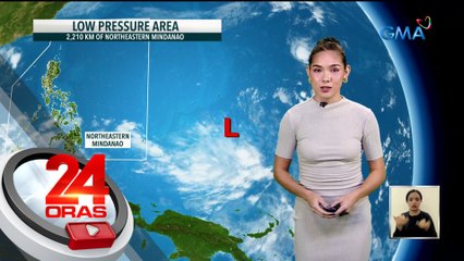 Kumpol ng kaulapan sa labas ng PAR, ganap nang LPA; mababa ang tsansang maging bagyo sa ngayon - Weather update today (October 26, 2023) | 24 Oras