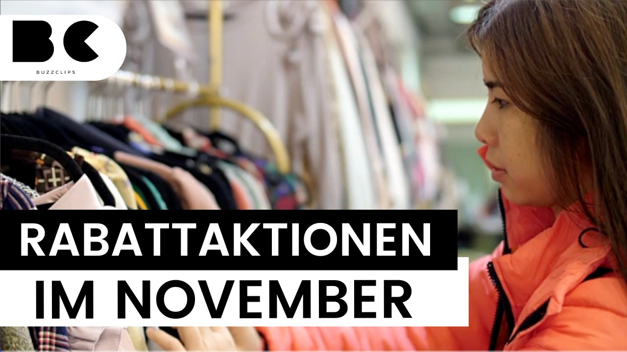 Rabattaktionen im November: Hier können Sie auf Schnäppchenjagd gehen