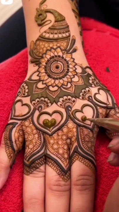 Back Side Mehndi Design