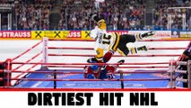 NHL ICE Hockey Dirtiest Hit Moments!!