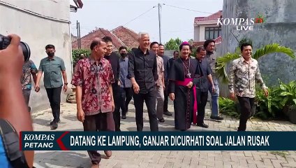 Berkunjung ke Lampung, Ganjar Pranowo Sebut Dicurhati Soal Jalan Rusak