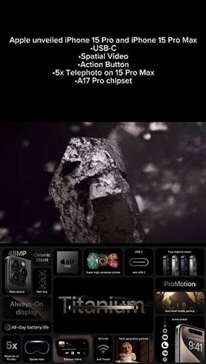 Apple Unveils iPhone 15 Pro and iPhone 15 Pro Max: A Revolution in Smartphone Technology
