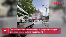 Ümraniye’de rögarda patlama! 'Bomba zannettik'