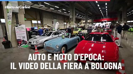 Auto e moto d'epoca: il video della fiera a Bologna