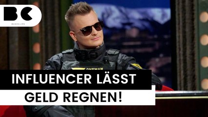 Eine Million Dollar: Influencer lässt Geld regnen!