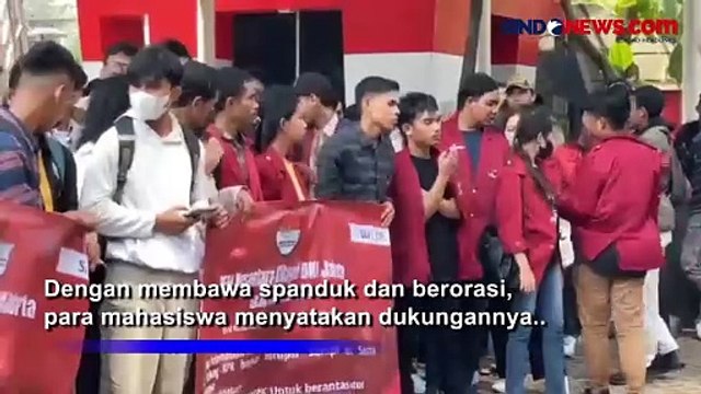 Mahasiswa Gelar Unjuk Rasa, Tuntut Upaya Kriminalisasi KPK Dihentikan