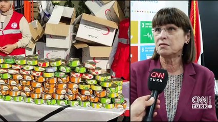 BM Mısır Temsilcisi Elena Panova, Gazze'ye yardımlar konusunda CNN TÜRK'e konuştu