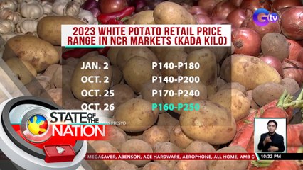 Presyo ng patatas at iba pang gulay sa metro manila, tumaas. | SONA