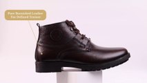 Zoom Shoes - Mens Leather Brown Boots S-3581
