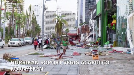 Katasztrofális állapotok Acapulcóban az Otis hurrikán után