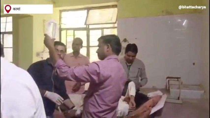 कामां: बोलेरों और बाइक की बीच हुई जोरदार भिड़ंत, मासूम सहित इतने घायल