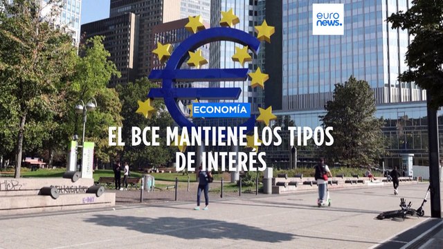 EL BCE mantiene los tipos de interés en el 4,5 % después que la inflación bajara