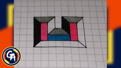 Una fantástica FIGURA trazada paso a paso. (VIDEO 9). A fantastic FIGURE drawn step by step. (VIDEO 9).