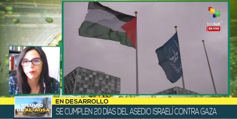 Mariela Flores: Israel está violando todas las leyes internacionales