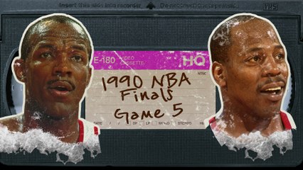 Reliving the final moments of the 1990 NBA finals