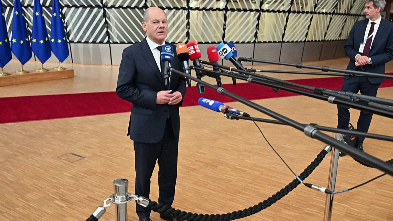 EU-Gipfel: Scholz wirbt für Vertrauen in Israel
