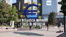 La Banca centrale europea concede una tregua ai tassi d'interesse: invariati tra il 4 e il 4,75%