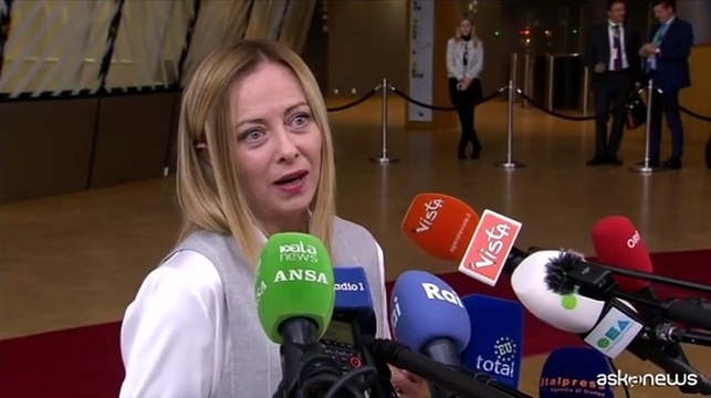 Migranti, Meloni: bene von der Leyen, Ue avanti concretamente