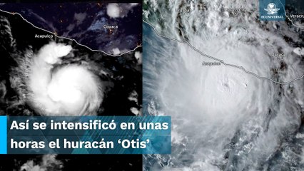 Así se vio el huracán ‘Otis’ desde el espacio