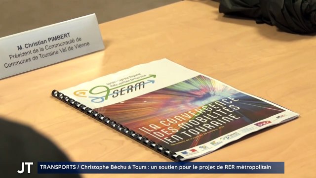 TRANSPORTS / Christophe Béchu à Tours : un soutien pour le projet de RER métropolitain