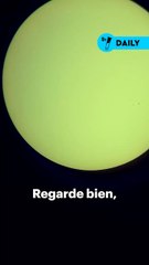 La station spatiale internationale devant le Soleil ️☀️