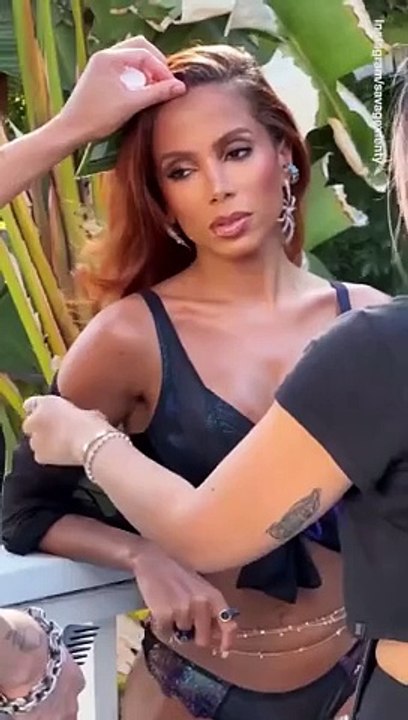 Anitta flashes heart tattoo while posing for Savage X Fenty ad