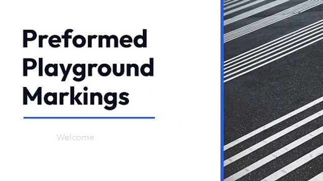 Preformed Playground Markings