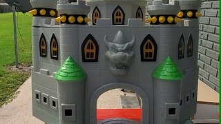 Bowser's Castle featuring Mario, Donkey Kong, and Bowser