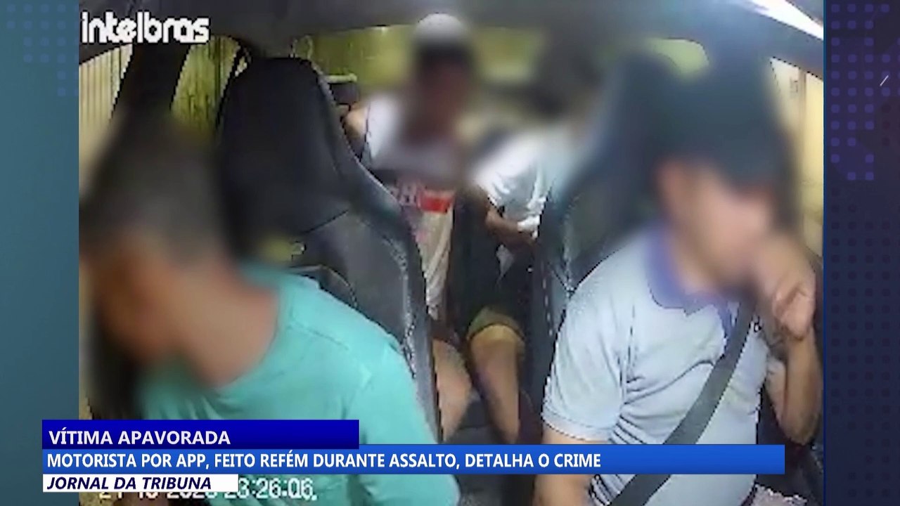 Motorista é feito refém e roubado durante corrida por aplicativo