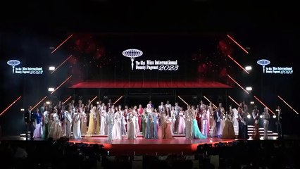 Camila Díaz se consagra como segunda finalista en el Miss International 2023