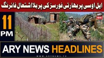 ARY News 11 PM Headlines 26th October 2023 | Pakistan thwarts Indian drone attack on LOC |