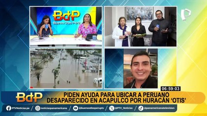 Familiares piden ayuda para ubicar a peruano desaparecido en Acapulco por huracán “Otis”