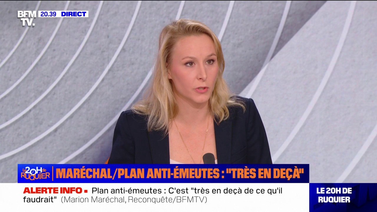 Marion Maréchal (vice-présidente de Reconquête)...
