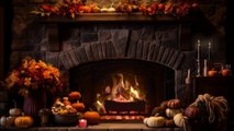 Relaxing Fireplace | ASMR Autumn Ambience