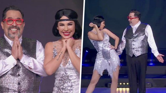 Tefi Valenzuela y 'El Borrego' Nava impresionaron a los jueces al ritmo de charleston