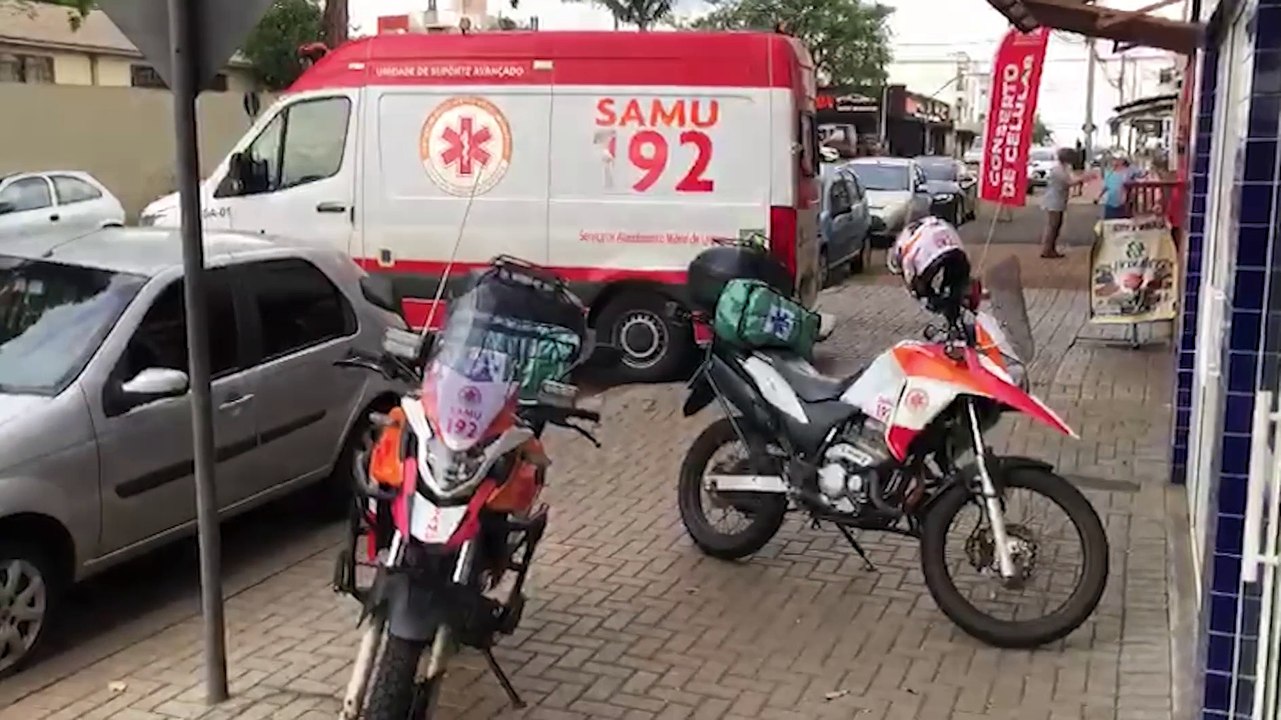 Idosa sofre suspeita de AVC e é socorrida pelo Samu