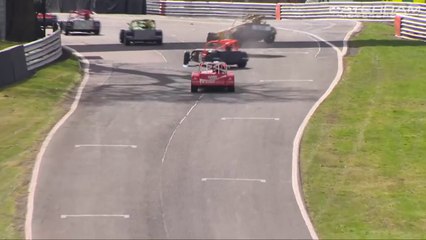 Caterham Seven UK 2023 Oulton Park Race 1 Murphy Sawyer Big Crash