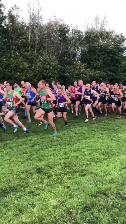 Start of the cross country meeting at Bangor