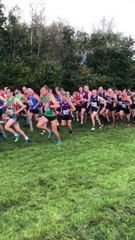 Start of the cross country meeting at Bangor