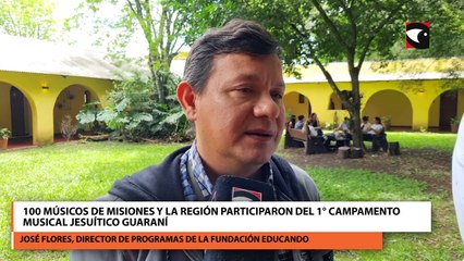 100 Músicos De Misiones Y La Región Participaron Del 1° Campamento Musical Jesuítico Guaraní